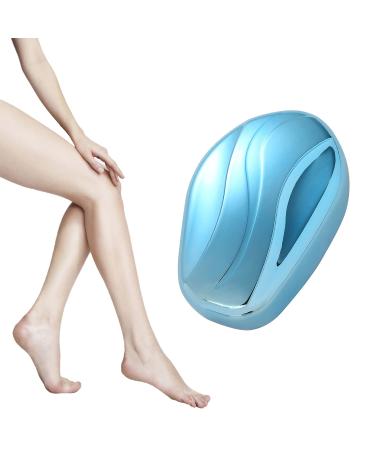 Crystal Hair Eraser Reusable Magic Painless Hair Eraser for Women Washable Crystal Hair Remover for Arms Legs and Back Blue - Buy Online on GoSupps.com