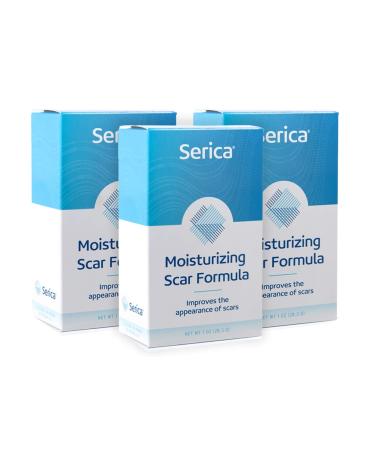 Serica Scar Gel - Silicone Scar Gel For Scar Improve - Serica Moisturizing Scar Formula - Silicone Gel For Scars - Acne Scar Improve-Best Scar Improve Your Skin - Natural Ingredients - Made USA - 3pcs