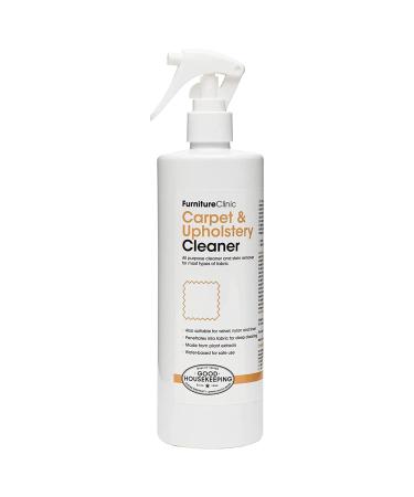 Furniture Clinic Carpet & Upholstery Cleaner Spray | Clean and Helps to Remove Stains, Odors, and Dirt for Upholstery, Carpet, Furniture, Fabric, Textiles and More with our Cleaner Spray (17oz) 17oz Cleaner Spray