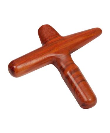 Asian massage cross made of wood one-piece massage aid massage device