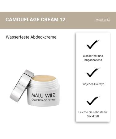 Malu Wilz Camouflage Cream - 12 light olive tree - 6g - Buy Online on GoSupps.com