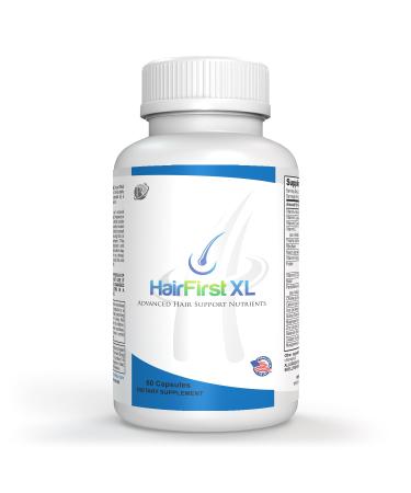 HairFirst XL: DHT Blocker Stops Hair Loss Thinning Balding Promotes New Hair Growth For Men And Women All Hair Types 30 Day Supply