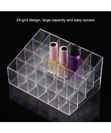 Shop Tyenaza Lipstick Holder & Makeup Organizer - Acrylic Storage Box for Lip Gloss & Nail Polish - Buy Online on GoSupps.com