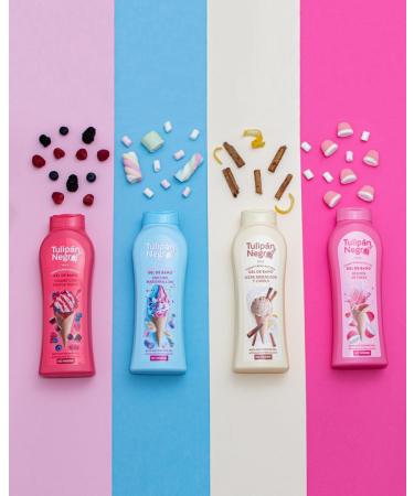 Tulipan Negro Merengue Body Wash - Hydrating Milk & Cinnamon Shower Gel Long-Lasting Fragrance 21.9 oz | International Shipping Available - Buy Online on GoSupps.com