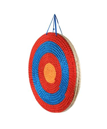 TOPARCHERY Archery Target 3 Layers 20 inch Traditional Solid Straw Archery Target 2.3 inch Thickness Hand-Made Arrows Target for Outdoor Shooting Practice (20in / 3 Layers)