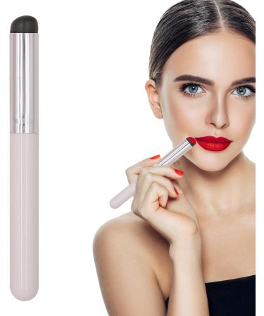 2 Silicone Lip Makeup Brushes - Lip Glaze Makeup Brush Reusable Lipstick Applicator | High Elastic Round Head Makeup Brushes Lip Portable Makeup Accessories - Buy Online on GoSupps.com
