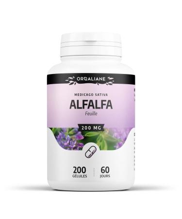 Alfalfa 200mg - 200 capsules