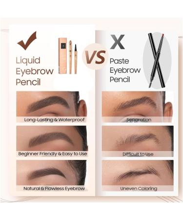 2024 New Magic 4-Tip Eyebrow Pencil - Upgraded 3D Long-Lasting Waterproof Microblading Eye Brow Pencil Contouring Pen Long-Lasting Natural Fine Stroke Eyebrow Pencil (4 Colors) - Buy Online on GoSupps.com