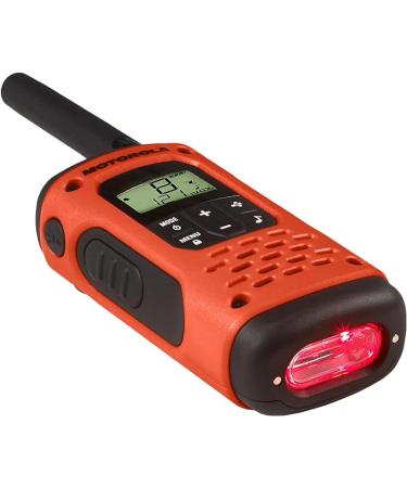 Motorola T605 H2O Talkabout 2-Pack Two-Way Radios - 22 Channel  35 Mile Range  Rechargeable  Emergency Preparedness  OrangeBlack - Buy Online on GoSupps.com
