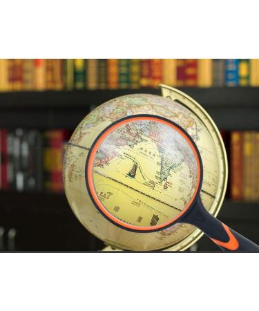 10X Magnifiers Real Glass Magnifying Lens 75mm Diameter Reading Magnifying Glass for Reading Book Newspaper Map Puzzle Jewellery Vision - Buy Online on GoSupps.com