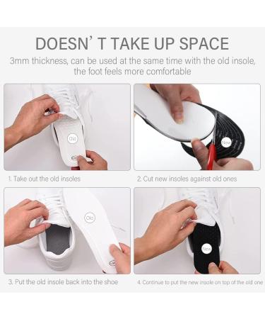 Buy XINIFOOT 6 Pairs Breathable Shoe Insoles - Double-Layer Foam Comfort Insoles for Men & Women - Soft Cushioning & Free Cutting Replacement Insoles - International Shipping Available - Buy Online on GoSupps.com