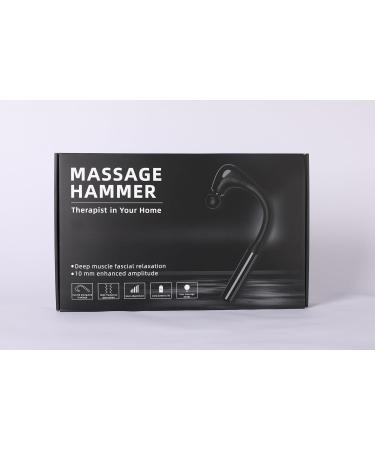 U-Shaped Massage Gun with Extension Handle - Deep Tissue Percussion Device for Pain Relief | 16mm 4 Heads 5 Speed Levels - Perfect for Muscles Neck Shoulders Waist & Legs - Buy Online on GoSupps.com