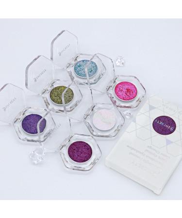Holographic Glitter Eyeshadows Highly Colored Eye Shadow Multichrome Eyeshadows Makeup Cosmetics Eye Shadow Plate Multi-Dimensional Eye Makeup Eyeshadow for Women Girls 1pcs # 06 - Buy Online on GoSupps.com