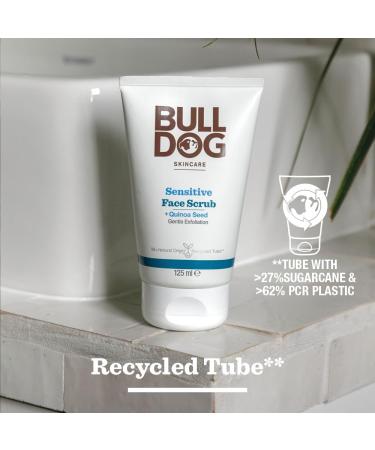 Bulldog Skincare Sensitive Face Scrub for Men 125ml - Pack of 1 - Buy Online on GoSupps.com