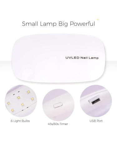 BURANO Glow in The Dark Poly Extension Nail Gel Kit with LED Lamp - Nail Extension Builder Gel for Salon-quality Nails - Buy Online on GoSupps.com