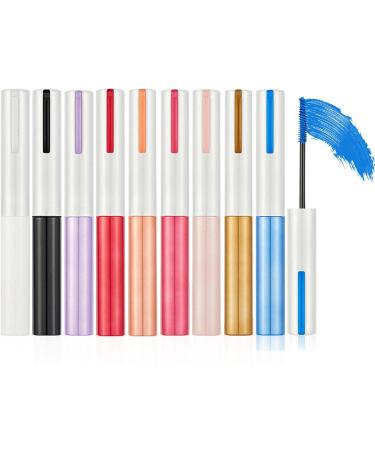 Waterproof 4D Colored Mascara 9 Colors Pack Mascara Set for Eyelash Charming Making Up Long-Lasting Mascara for Women Eye Makeup Dtt - Buy Online on GoSupps.com