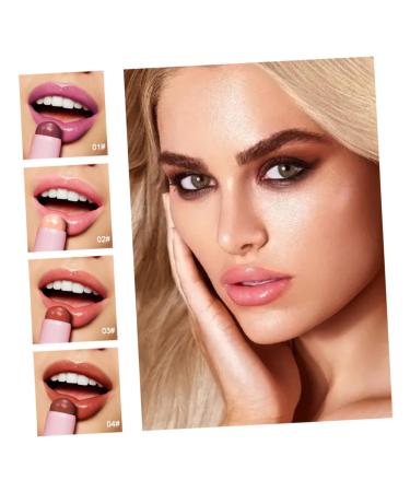 Buy Hemoton 4pcs Korean Lip Gloss & Lipstick Set - Long-lasting Lip Plumper Matte Liquid Lip Tint Perfect for Women | International Shipping Available - Buy Online on GoSupps.com