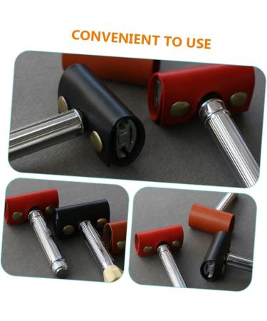 Fomiyes 6-Pack Men's Razor Set | Travel-Ready Artificial Leather Shaving Kit | Body & Beard Razor with Storage | Black Pocket Size - Buy Online on GoSupps.com