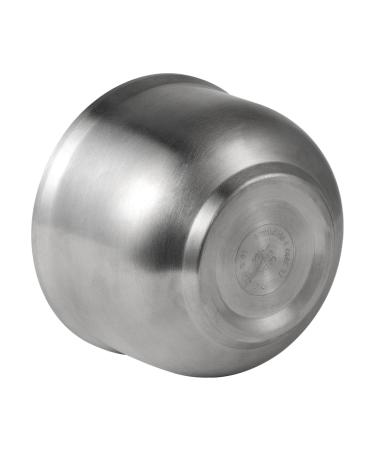 Perfk Unbreakable Stainless Steel Shaving Bowl - Durable Portable Heat-Insulating Razor Cup for Cream & Soap - Buy Online on GoSupps.com