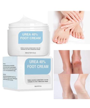 Urea 40% Foot Cream Cracked Heel Repair Cream Foot Cream for Cracked Heels and Dry Skin Cracked Heel Repair Cream Urea Foot Cream Foot Moisturiser Skin Care Hands & Feet Cracked Heel Cream Heel Repair