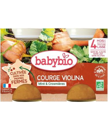Babybio - Violina Squash from our Farm - 4+ months - Pack of 6 - Buy Online on GoSupps.com