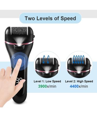 Professional Electric Foot File Set for Smooth & Soft Feet - 3 Roller Heads Included - Buy Online on GoSupps.com