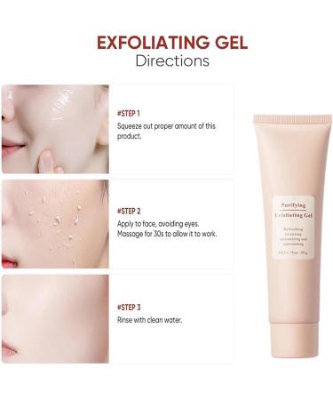 Peeling gel for the face 50 g moisturizing facial cleansing pore care radiant complexion moisturizing cleanser for all skin types - Buy Online on GoSupps.com