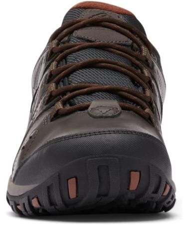 Columbia Men's Woodburn II Waterproof Hiking Shoes - 43.5 EU - Cordovan X Cinnamon - Best for International Shipping - Buy Online on GoSupps.com