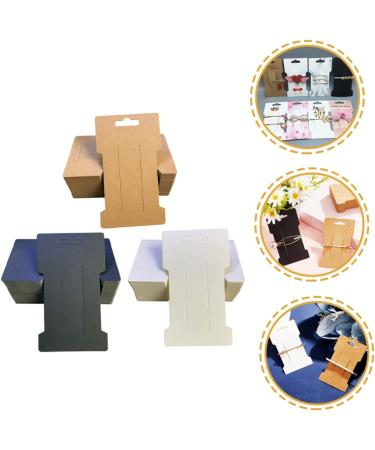 minkissy 900 Sheets Headband Wrapping Card Jewelry Display Cards Holder Hair Clip Display Holder Hair Ropes Display Cards Hair Bow Holder Earring Paper Hair Tie Holder Accessories - Buy Online on GoSupps.com
