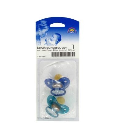 Pacifier Kieferor. Latex 0 - 6 M.Blue/Petrol