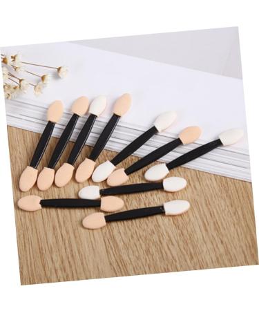 BIUDECO 40pcs Sponge Stick Glitter Eyeshadow Brush Eyeshadow Brush Double End Flat Makeup Brush Plastic Abs - Buy Online on GoSupps.com