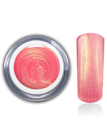 Color gel metallic Ice Cream Pearl Pink Uv Led Nail Gel Studio Quality Color Gel RM Beautynails 1 Pack (1x 5ml) 37-ICE-Cream
