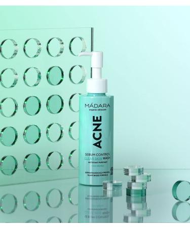MADARA Organic Skin Care ACNE Sebum Control Clear Skin Wash Cleansing Face Wash for Oily and Acne Prone Skin - 4.7 Oz - Buy Online on GoSupps.com