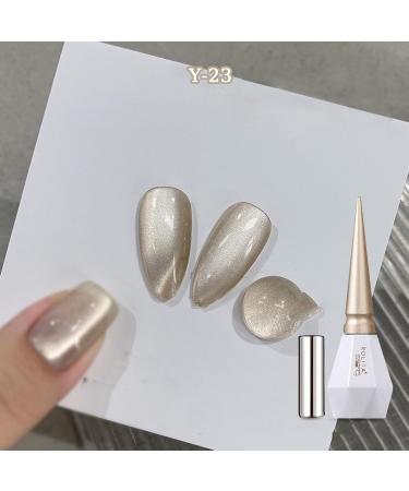 Rolita Gel Polish Rolita Nail Polish Rolita Gel Polish 15ml Cat Eye Gel Nail Polish Jelly-Colored Nail Polish Crystal Cat Eye Gel Polish Silver (Y-05) - Buy Online on GoSupps.com