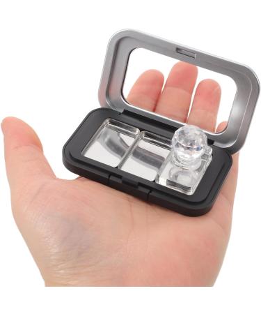 FOMIYES Palette de Maquillage Magn tique DIY Petite 3 Compartiments Couvercle Transparent et Plaque de Compression pour Fards Paupi res et Blush Organisateur Portable pour Coffret - Buy Online on GoSupps.com