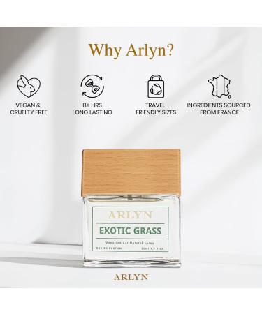 ARLYN Exotic Grass Eau De Parfum Inspired by Roja Vetiver Perfume for Men Luxury Fragrance - Vegan Cruelty-Free and Eco-Conscious (1.7oz / 50ml) - Buy Online on GoSupps.com
