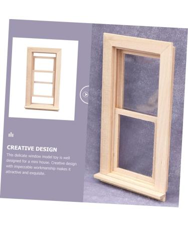 UPKOCH 3pcs Simulation Doors and Windows Mini House Wooden - Buy Online on GoSupps.com
