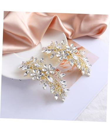 Beatifufu Flower Hairpin Spring Hairpin Girl Headdress Women Headdress Rhinestone Hair Barrette Women Hairpin Rhinestone Hair Clip Spring Hair Clips Lady Hair Clip Spring Hair Barrette - Buy Online on GoSupps.com