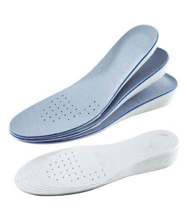 Memory Foam Invisiable Height Increase Insoles Cropable Size Breathable Orthopedic Insoles Shock Absorption Pads(A1.5cm EU43-44(270mm)) EU43-44(270mm) A1.5cm
