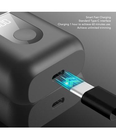 Buy Powerful Mini Beard Clipper | Type C Charging Pocket Size Grooming Tool for Adults - Black - Buy Online on GoSupps.com