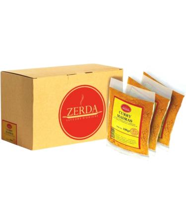 Madras Curry (Indian Curry Powder) 100G | ZERDA | High Quality | No Colorants or Preservatives | 100% Natural - Buy Online on GoSupps.com