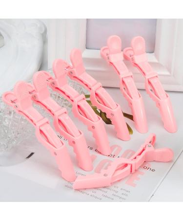 Ondder 14 Pack Pink Alligator Hair Clips for Styling Sectioning - Salon Pro Clips for Hair Coloring, Cutting, and Styling - Buy Online on GoSupps.com