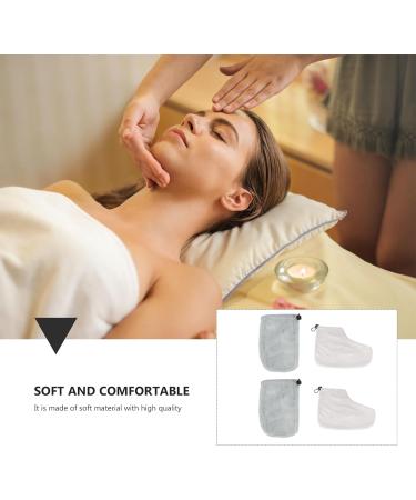 Uonlytech 2 Pairs Gloves Paraffin Wax Booties Wax Bath Foot Cover Paraffin Wax Mitts Wax Bath Mitts Disposable Foot Covers Paraffin Treatments Paraffin Wax Foot Cover Short Boots Hand Grey - Buy Online on GoSupps.com