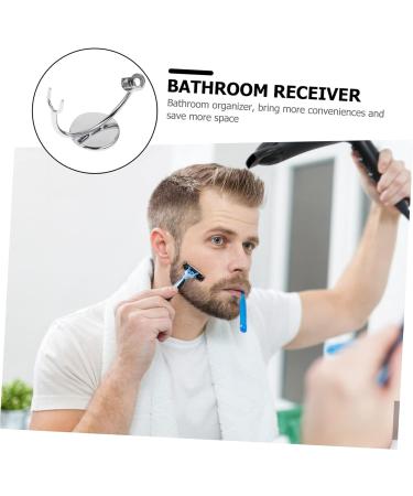 Minkissy Metal Brush Holder & Razor Rack - 2 STK Shaving Stand for Men Durable Storage for Shaving Brushes - Buy Online on GoSupps.com