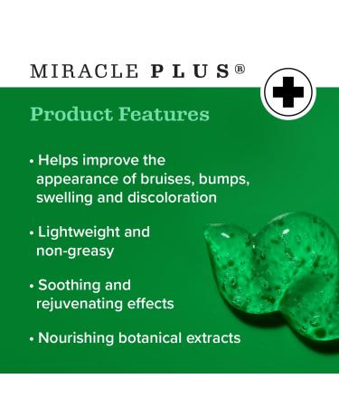 Miracle Plus Natural Arnica Bruise Body Gel - Extra Strength Vitamin K Cream for Bruising Swelling & Thin Skin - 4 Oz Arnica Ointment for Post-Surgery Skin Care - Buy Online on GoSupps.com