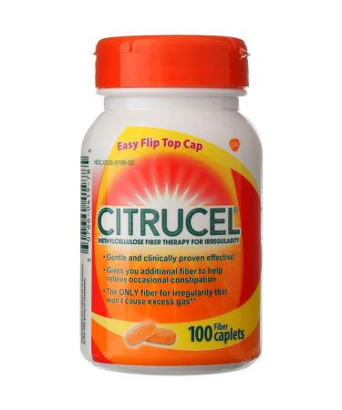 Citrucel Caplets 100 Caplets (Pack of 4)