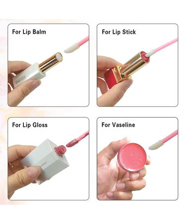 600 PCS Disposable Lip Wands - Black & Pink Lip Applicators for Makeup - Lip Gloss & Lipstick Brushes - Disposable Makeup Applicators Kit - Buy Online on GoSupps.com
