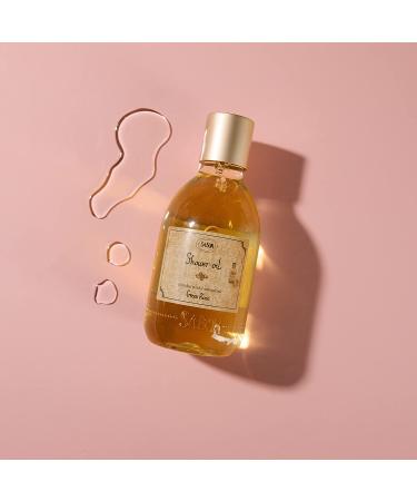 Green Rose Shower Oil - Moisturizing Body Wash with Lemon Bergamot Citrus, Enriched with 4 Natural Oils - 10.5 Fl Oz - For All Skin Types - Buy Online on GoSupps.com