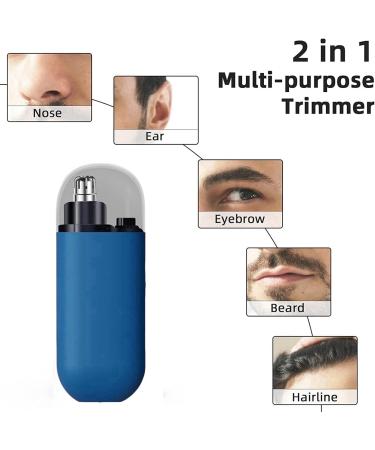 Portable Nose Hair Trimmer Ear and Nose Hair Trimmers for Men Women Waterproof Facial Hair Eyebrow Trimmer Painless Nose Trimmer Easy Cleansing Mini Nose Hair Trimmer Rechargeable Nose Hair Trimmer - Buy Online on GoSupps.com