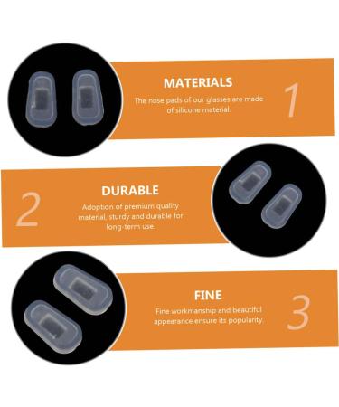 75 Pairs Universal Glasses Nose Pads - Replacement Accessories for Drinking Glasses & Schnapps - Healeeved - Buy Online on GoSupps.com